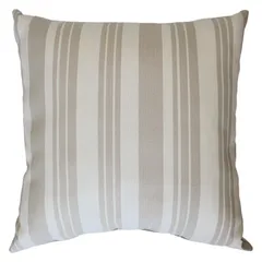 Cojin rayas beige 45x45