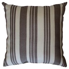 Cojin rayas bronce 45x45