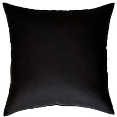 Cojin lino negro 45x45