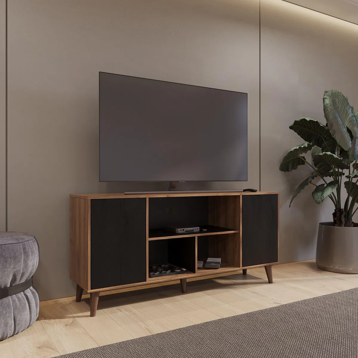 Maderkit - Mesa de Tv Aurora Wengué