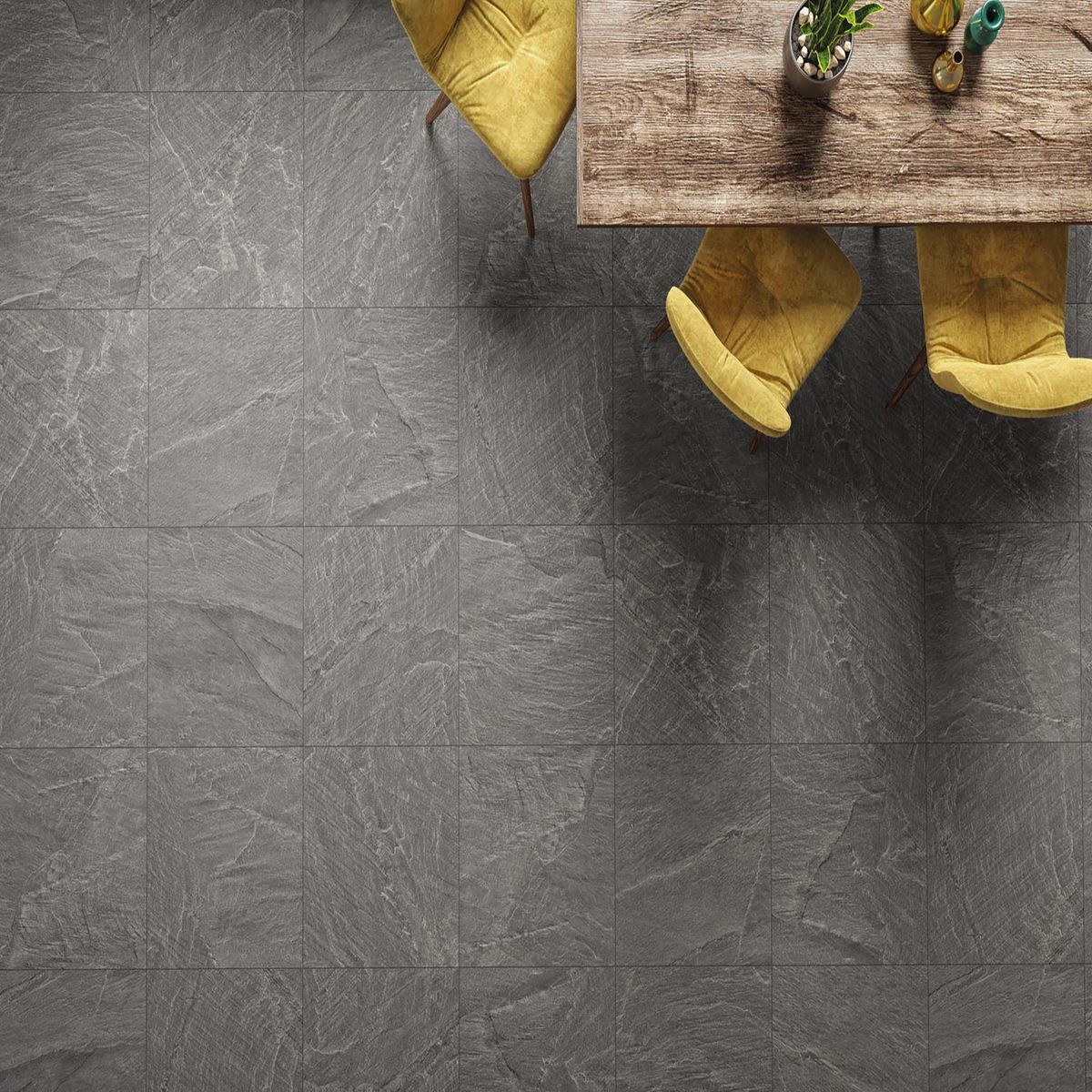 Porcelanite - Piso Cerámico para exterior Sonar Gris 44 x 44 cm Mate 1.92 m2