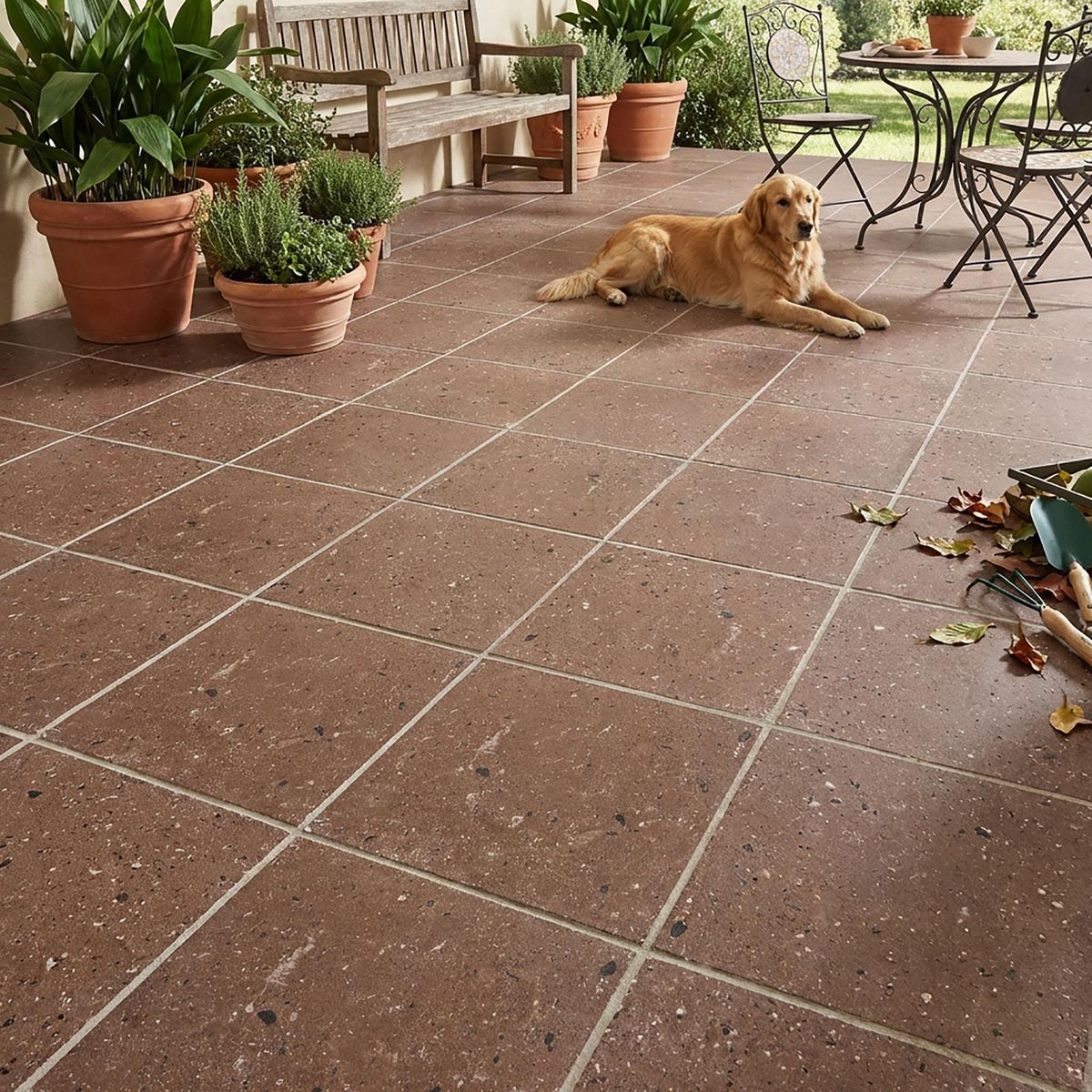 Piso Cerámico para exterior Limerick Chocolate 45 x 45 cm Mate 1.63 m2 No Rectificado, marca Mohawk - Foto 2