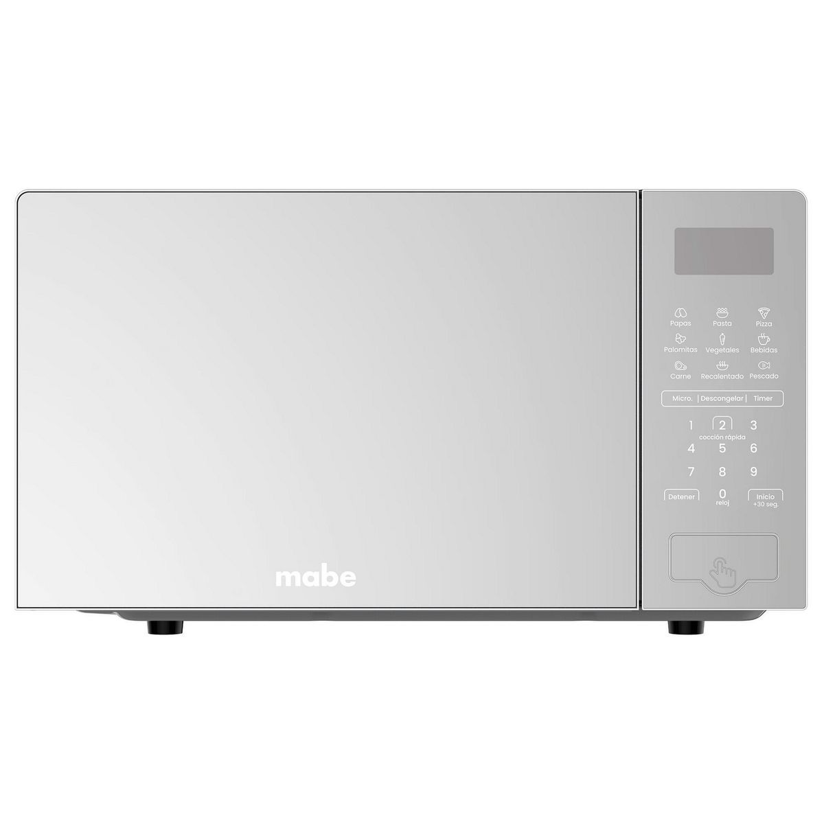 Mabe - Microondas Mabe 0.7P Silver Esp Touch Btn HMM07SBW