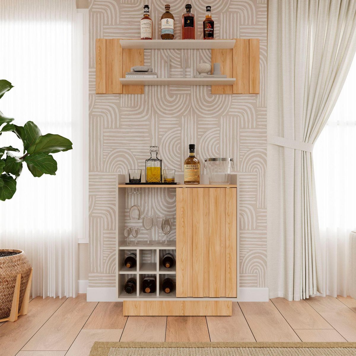 Mueble Bar Bruma, marca Maderkit - Foto 2