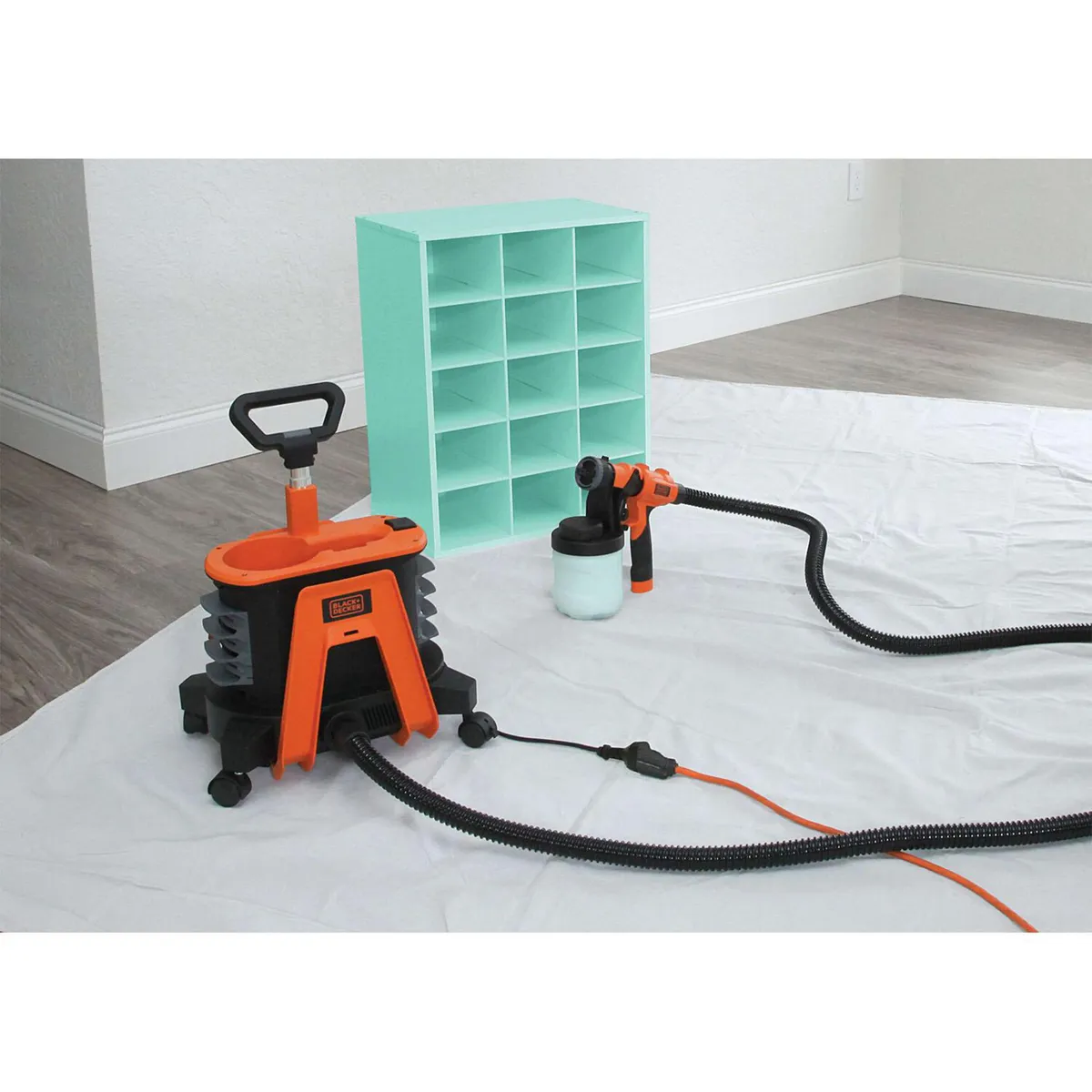 Pistola Pulverizadora Eléctrica para pintar 1200W Portátil plástico alta resistencia, marca Black & Decker - Foto 2