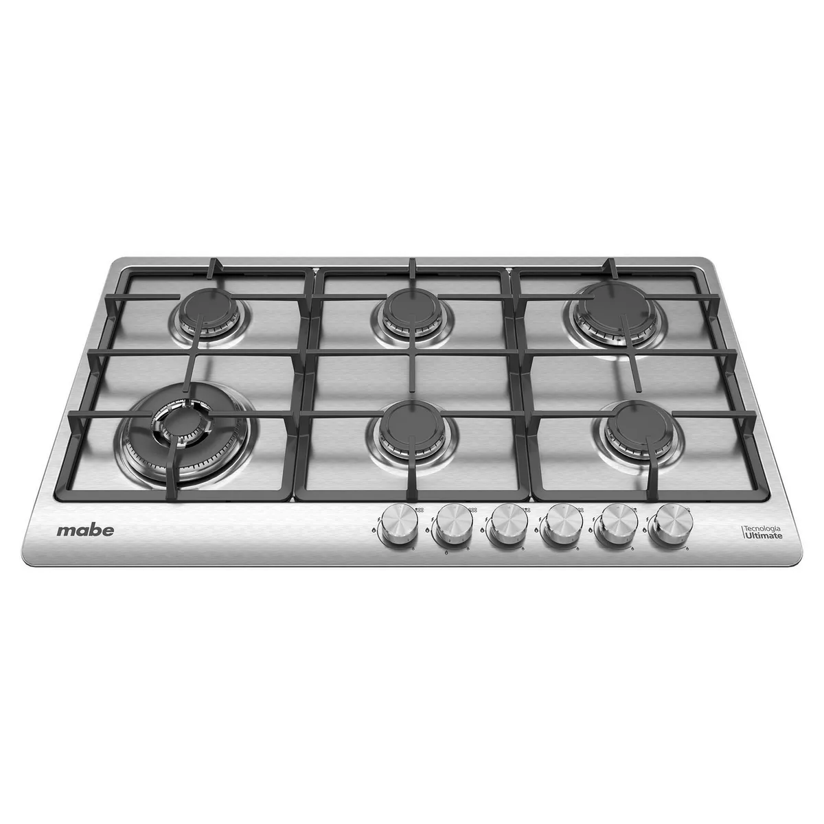 Parrilla de Empotre a gas Natural/LP 90 cm Acero Inoxidable Mabe - PM96KRI0, marca Mabe - Foto Principal