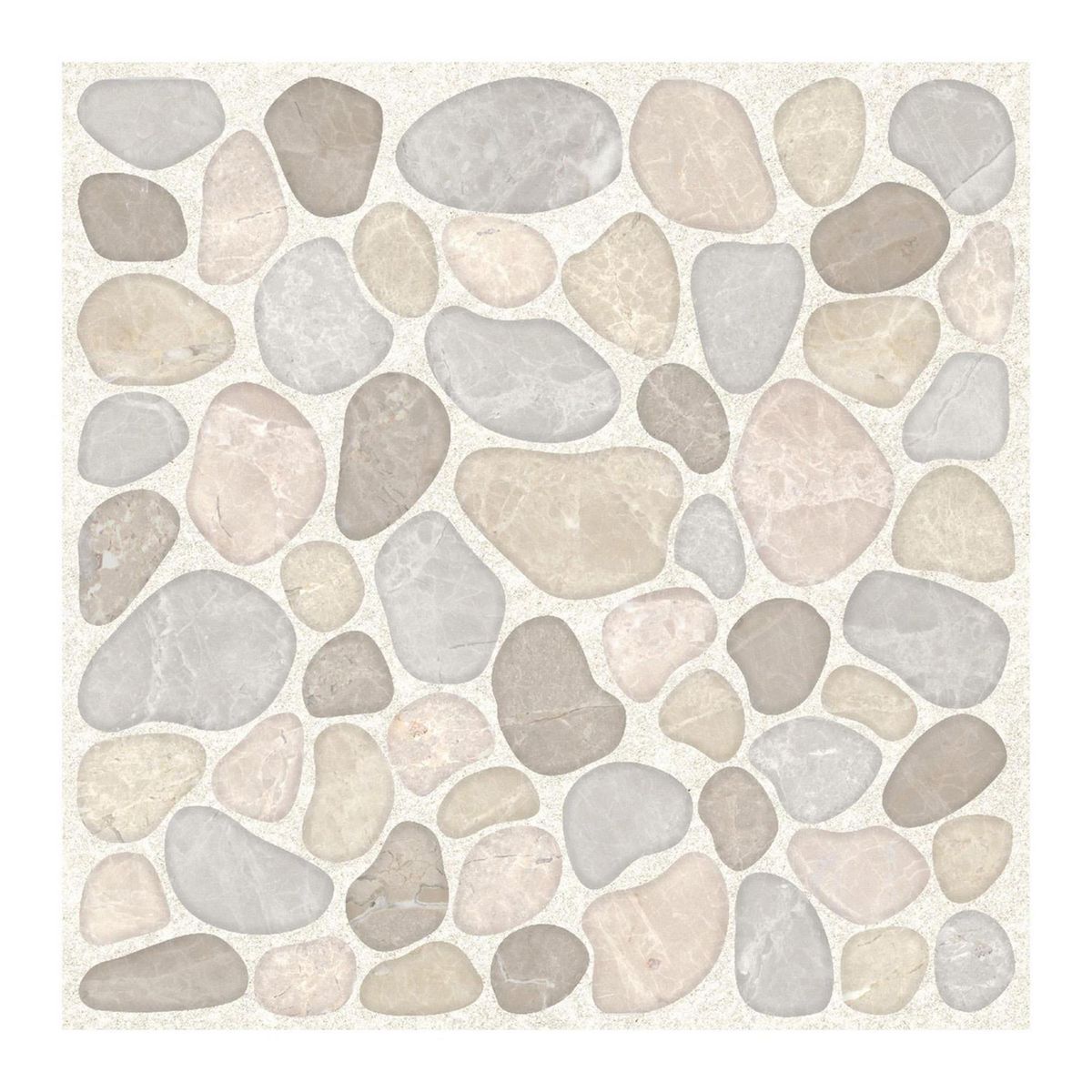 Piso Cerámico tipo piedra para exterior o baño Boston Beige 20x20 cm Mate 1.54 m2 No Rectificado, marca Porcelanite - Foto Principal