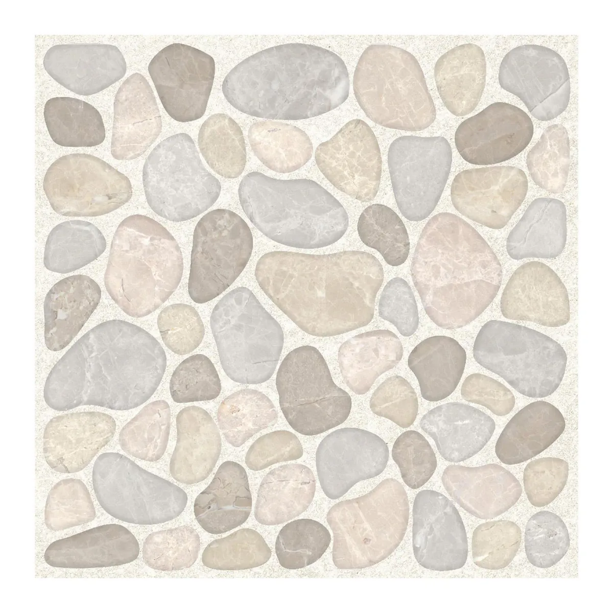 Piso Cerámico tipo piedra para exterior o baño Boston Beige 20x20 cm Mate 1.54 m2 No Rectificado, marca Porcelanite - Foto Principal