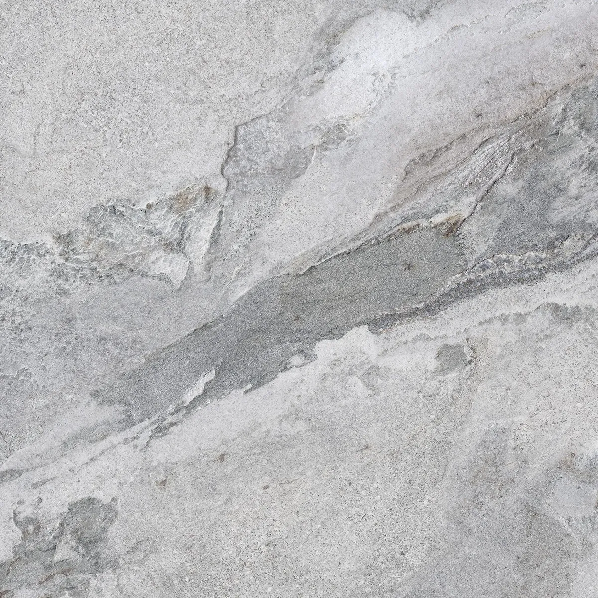 Piso Cerámico Tipo Mármol para Exterior Silver Gris 55 x 55 cm Mate 1.49 m2 No Rectificado, marca Porcelanite - Foto Principal