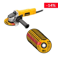 Combo  10 Disco corte ultra delgado 4-1/2 x 7/8" + Mini esmeriladora angular 4-1/2" 800W