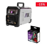 Combo  SOL MIC/ELE 120AM 110/220V AXT + 5 ROLLO MICROALAM 2LB 0.035" AXT