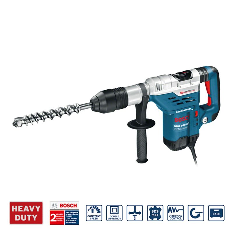BOSCH - Martillo Perforador Bosch 1150W 8.8J GBH5 40DCE