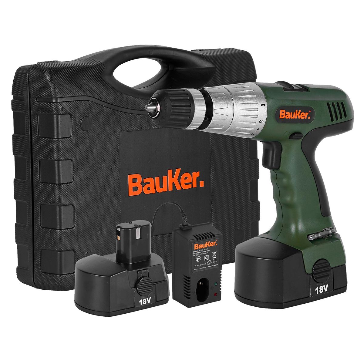 BAUKER - Taladro Percutor 1/2" 18V Inalámbrico