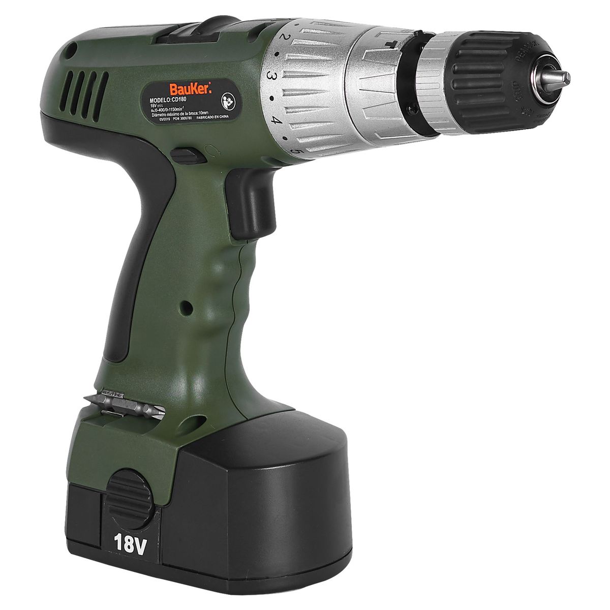 BAUKER - Taladro Percutor 1/2" 18V Inalámbrico