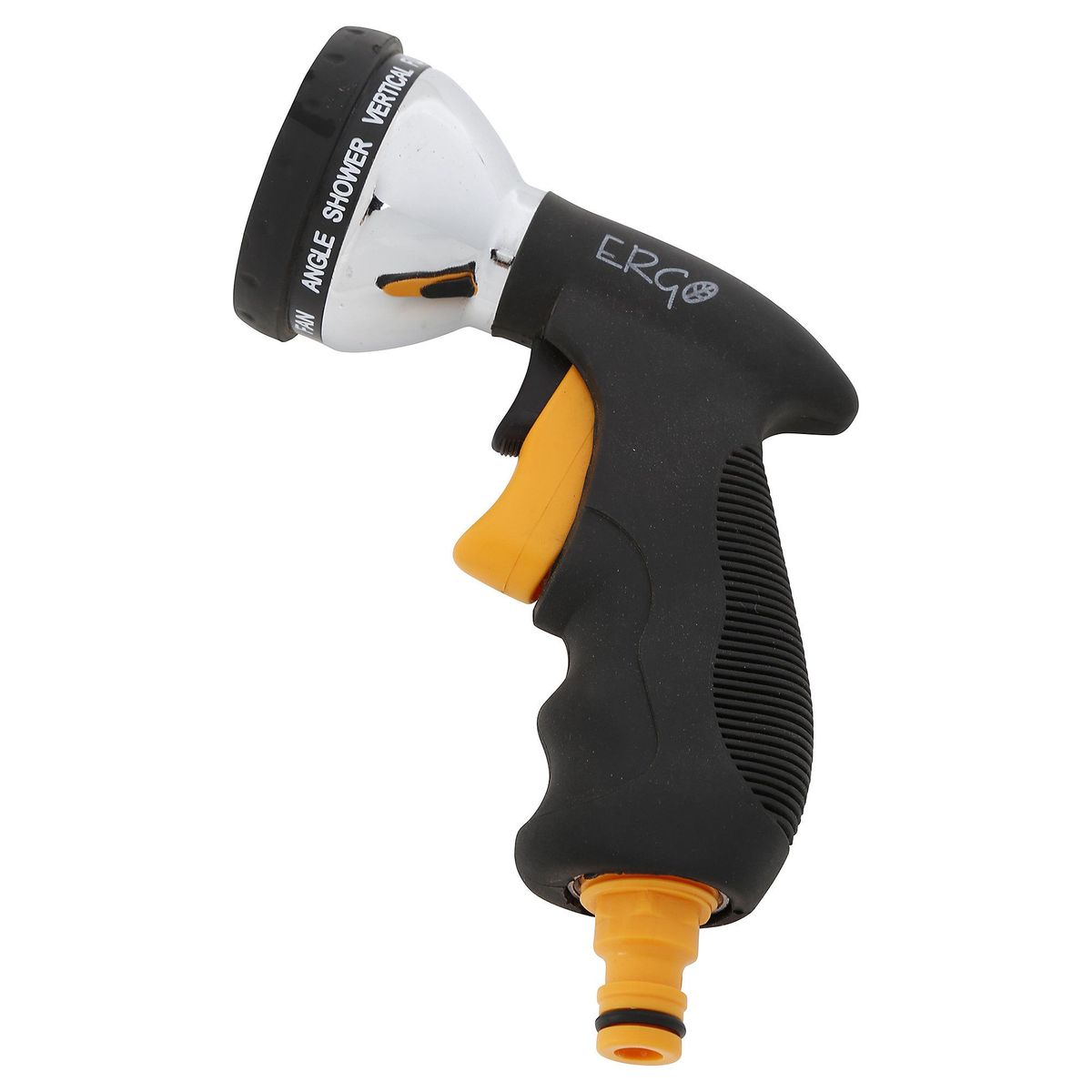 ERGO - Pistola cromada de 10 funciones