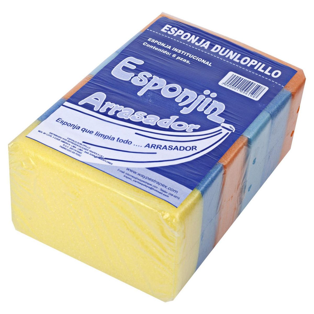 TRAPEX - Esponja Trapex Pack X6