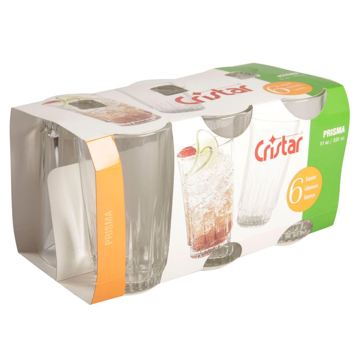 CASA BONITA - Set 6 Vasos Prisma Bebida