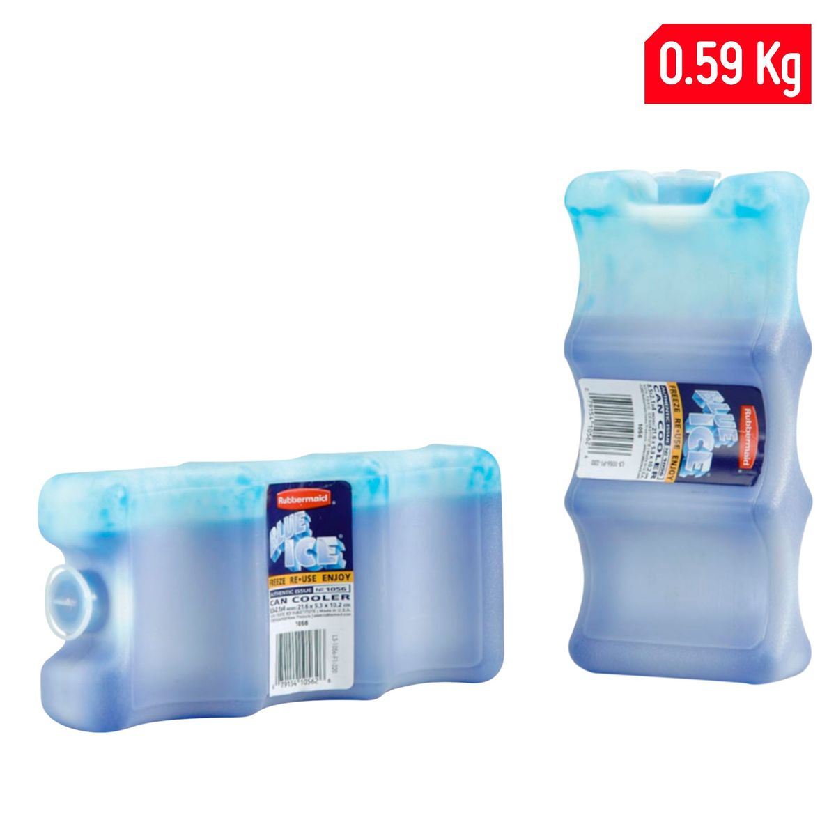 RUBBERMAID - Blue ice can cooler