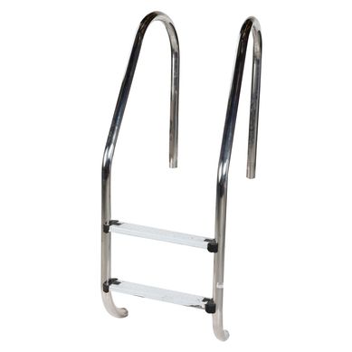 Escalera para Piscina 2 Pasos Acero Inoxidable
