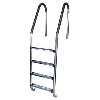 Escalera para Piscina 4 Pasos Acero Inoxidable