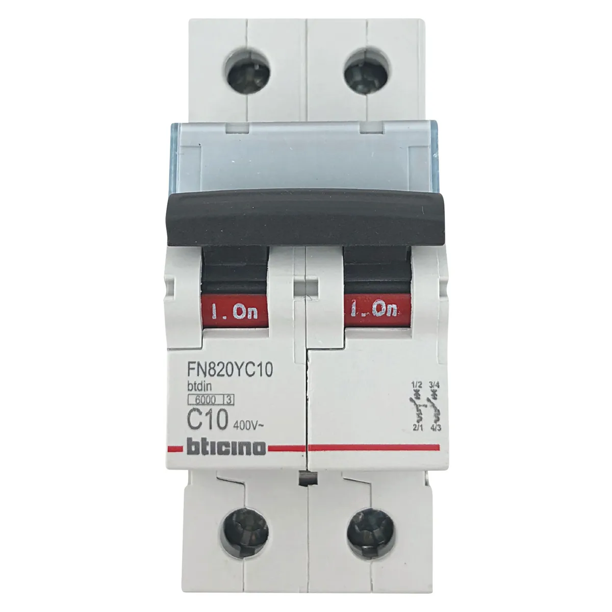 BTICINO - Interruptor Termomagnético 2x10A Bticino