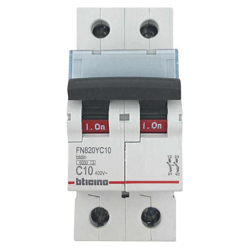 BTICINO - Interruptor Termomagnético 2x10A Bticino