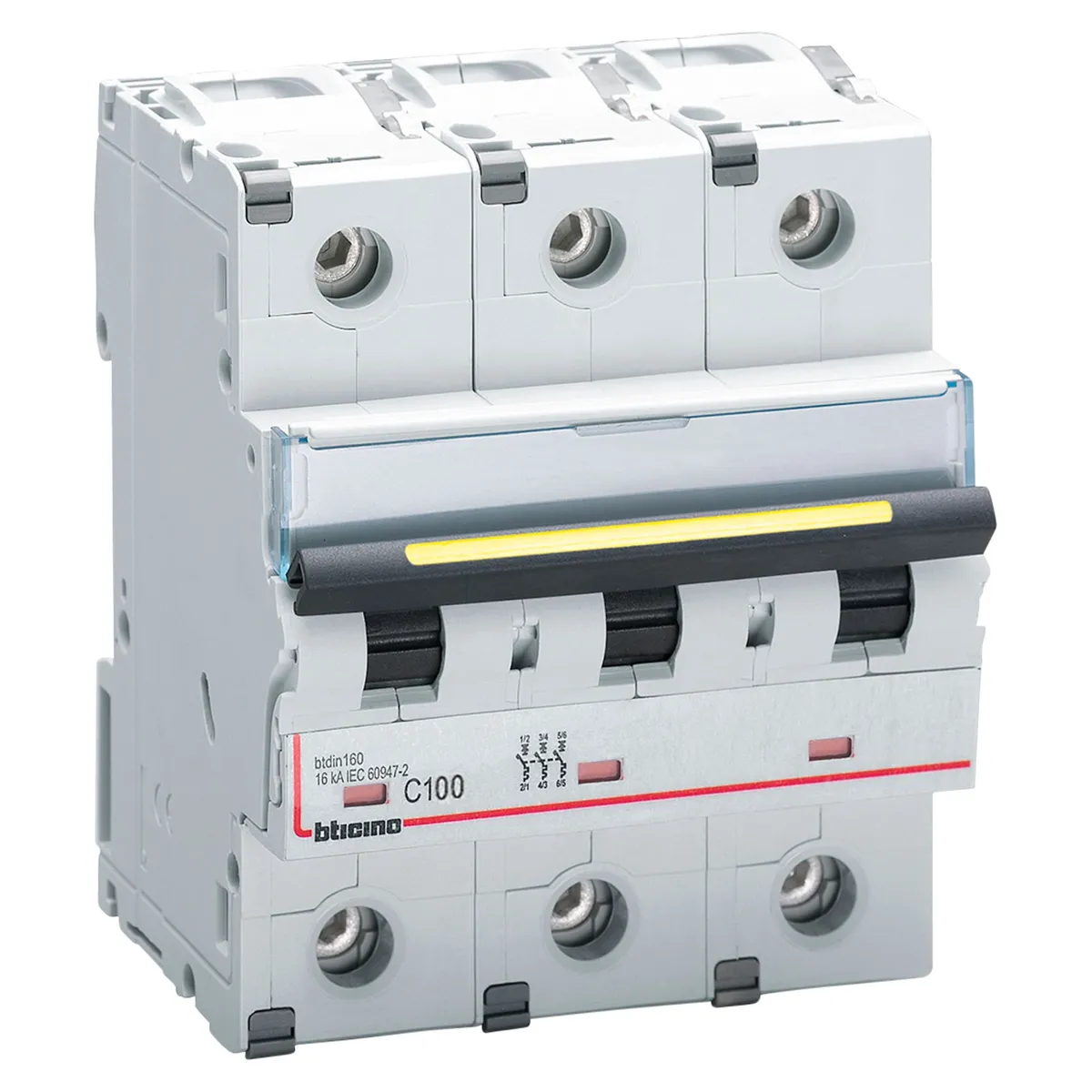 BTICINO - Interruptor Termomagnético 3x100A Bticino