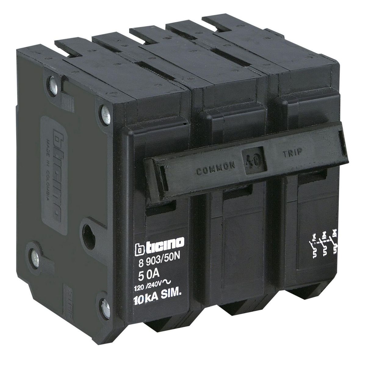 BTICINO - Interruptor Termomagnético 3x50A Bticino