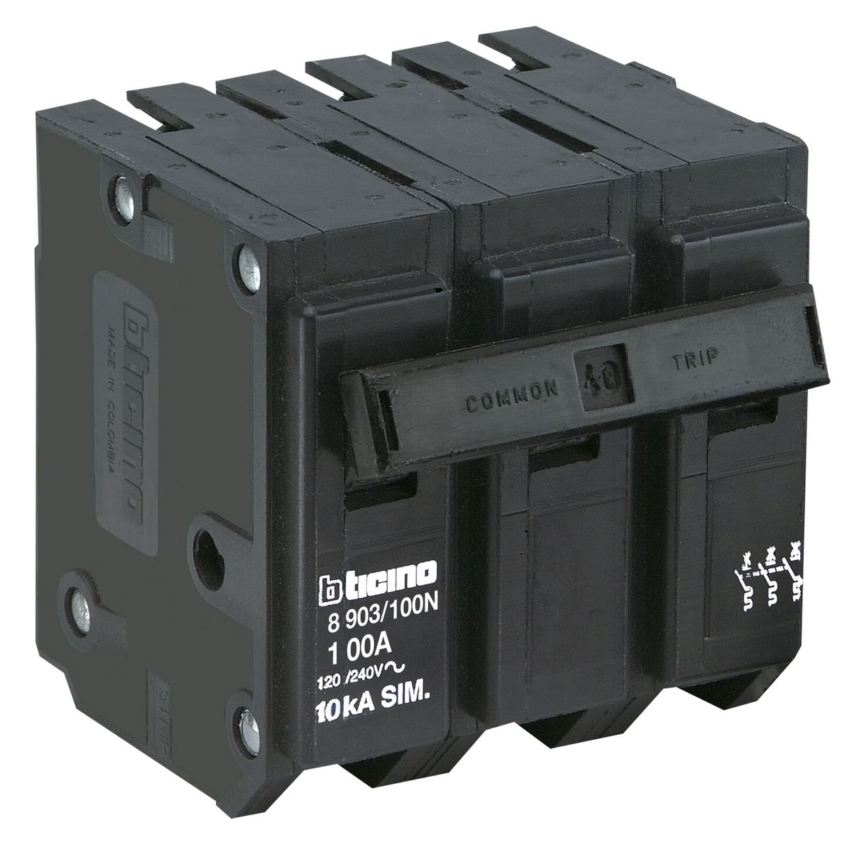 BTICINO - Interruptor Termomagnético 3x100A Bticino