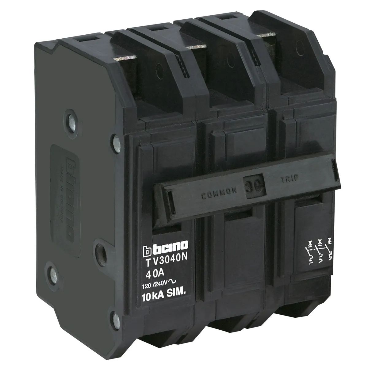 BTICINO - Interruptor Termomagnético 3x40A Bticino