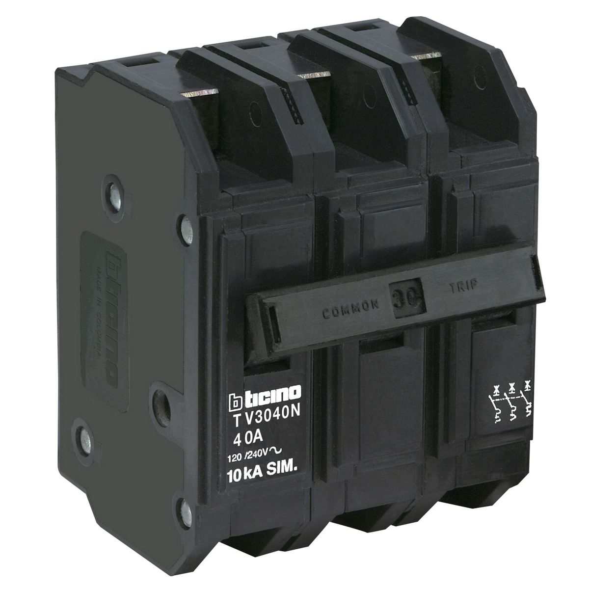 BTICINO - Interruptor Termomagnético 3x40A Bticino