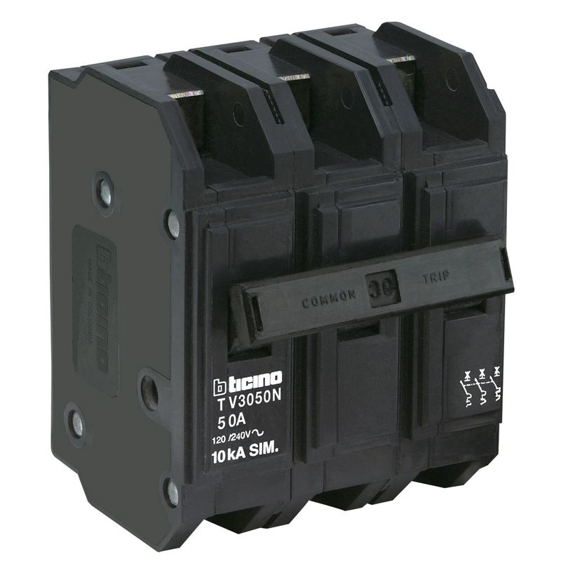 BTICINO - Interruptor Termomagnético 3x50A Bticino