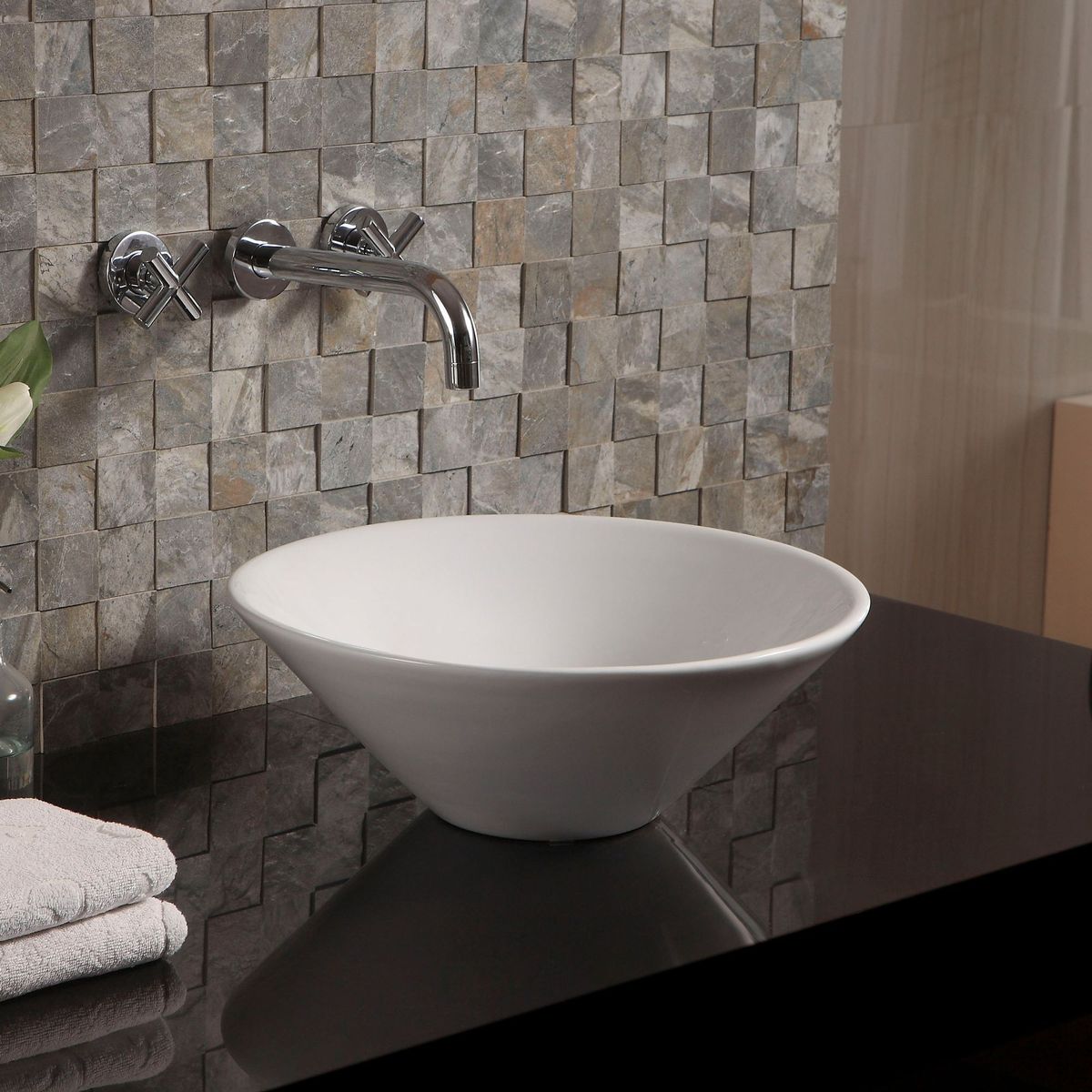 SENSI DACQUA - OvalÃ­n Sobreponer CÃ³nico Blanco