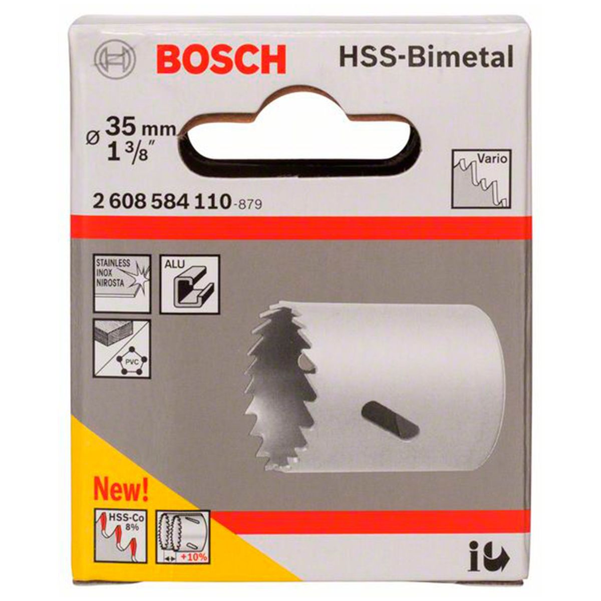 BOSCH - Sierra Copa Cobaltada 35 mm 1 3/8'' Bosch
