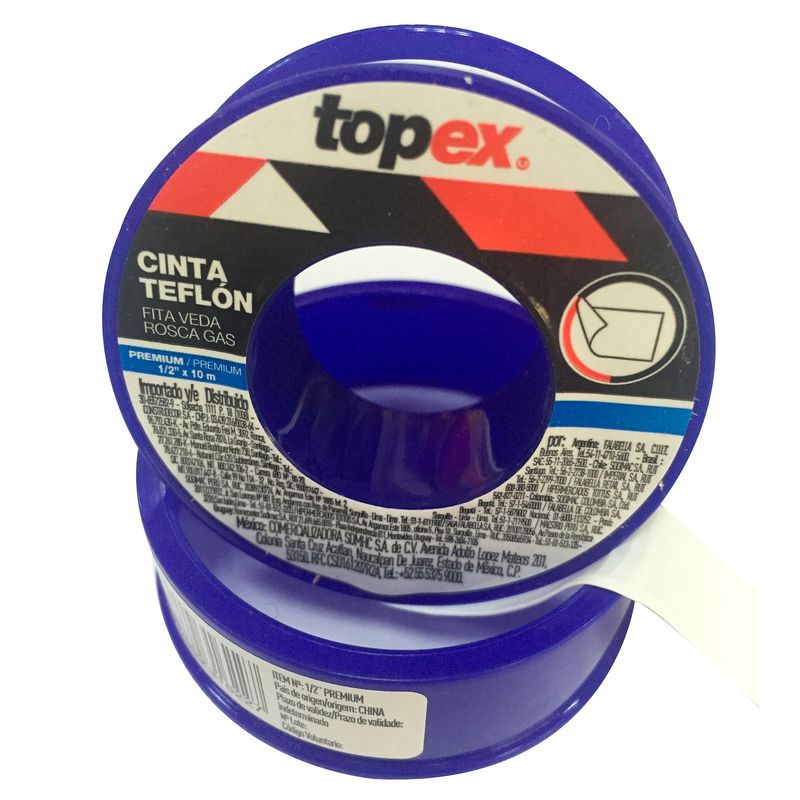 TOPEX - Teflón Premium 1/2"x10m