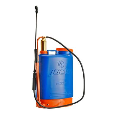 Mochila Pulverizadora 20L Plstico Azul y Naranja