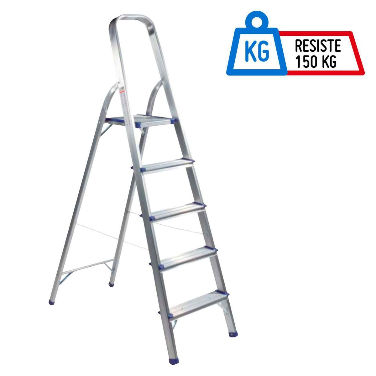 REDLINE - Escalera Tijera Aluminio 4 Pasos