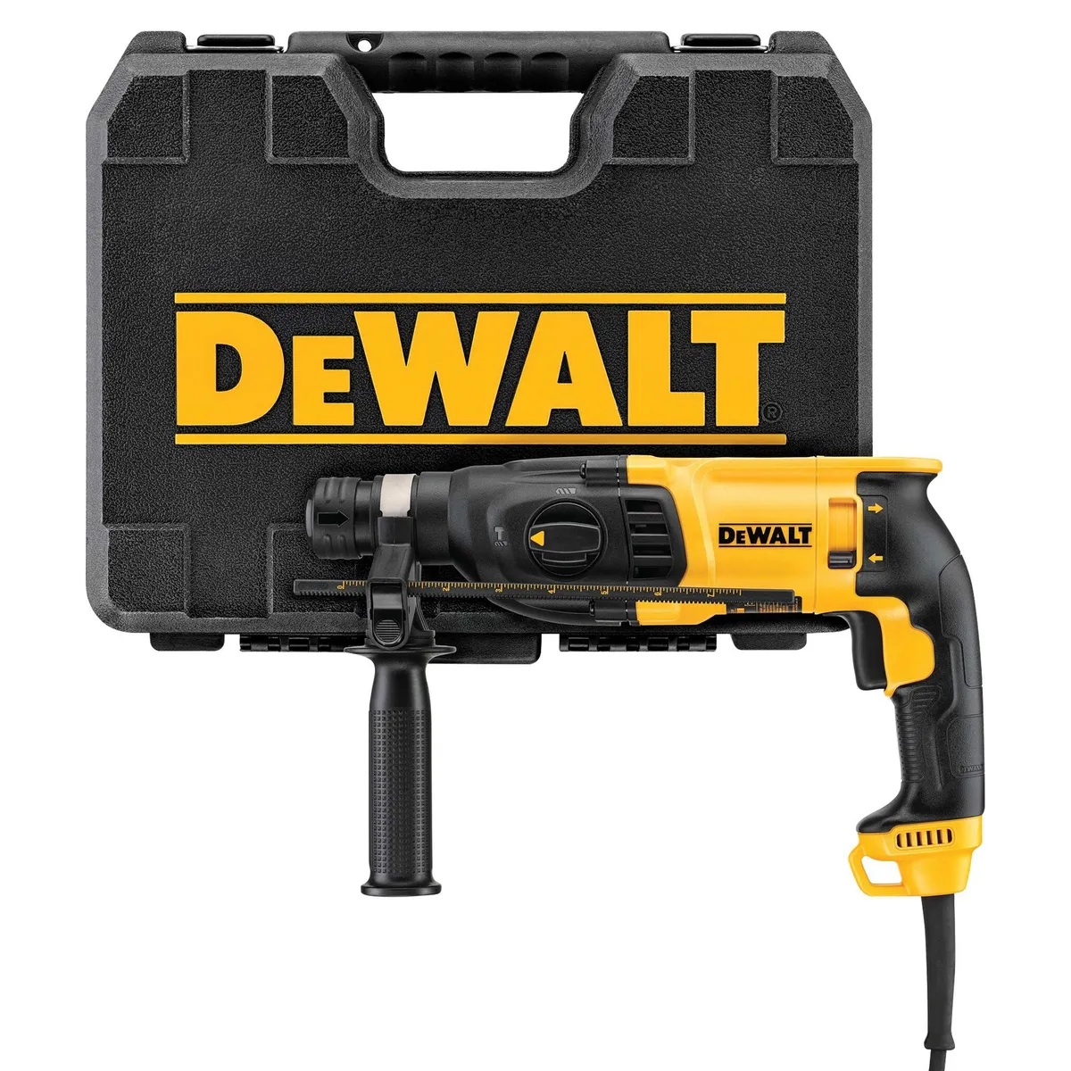 DEWALT - Rotomartillo Eléctrico Dewalt D25133K SDS Plus 800W + Maletín Dewalt