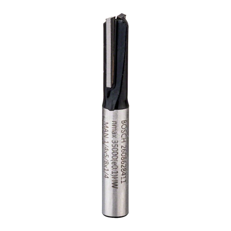 BOSCH - Fresa Ranura Recta 2 Filos 1/4" Bosch