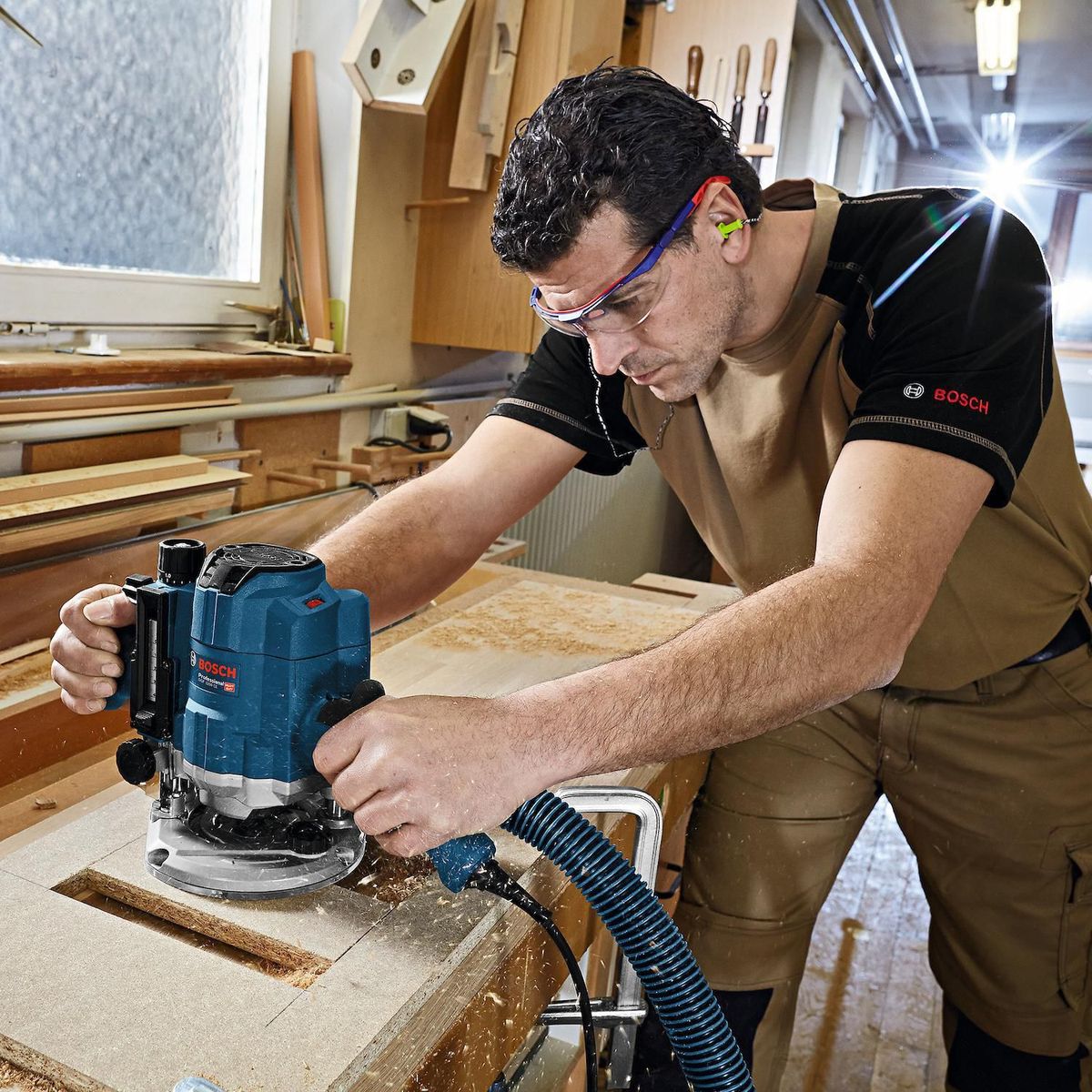 BOSCH - Fresa Ranura Recta 2 Filos 3/8" Bosch