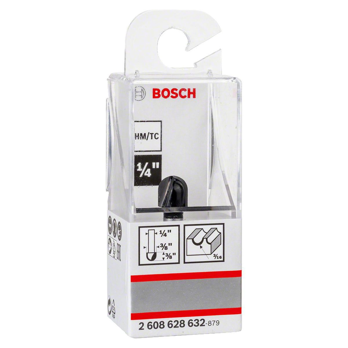 BOSCH - Fresa Media Cana 3/8" Bosch