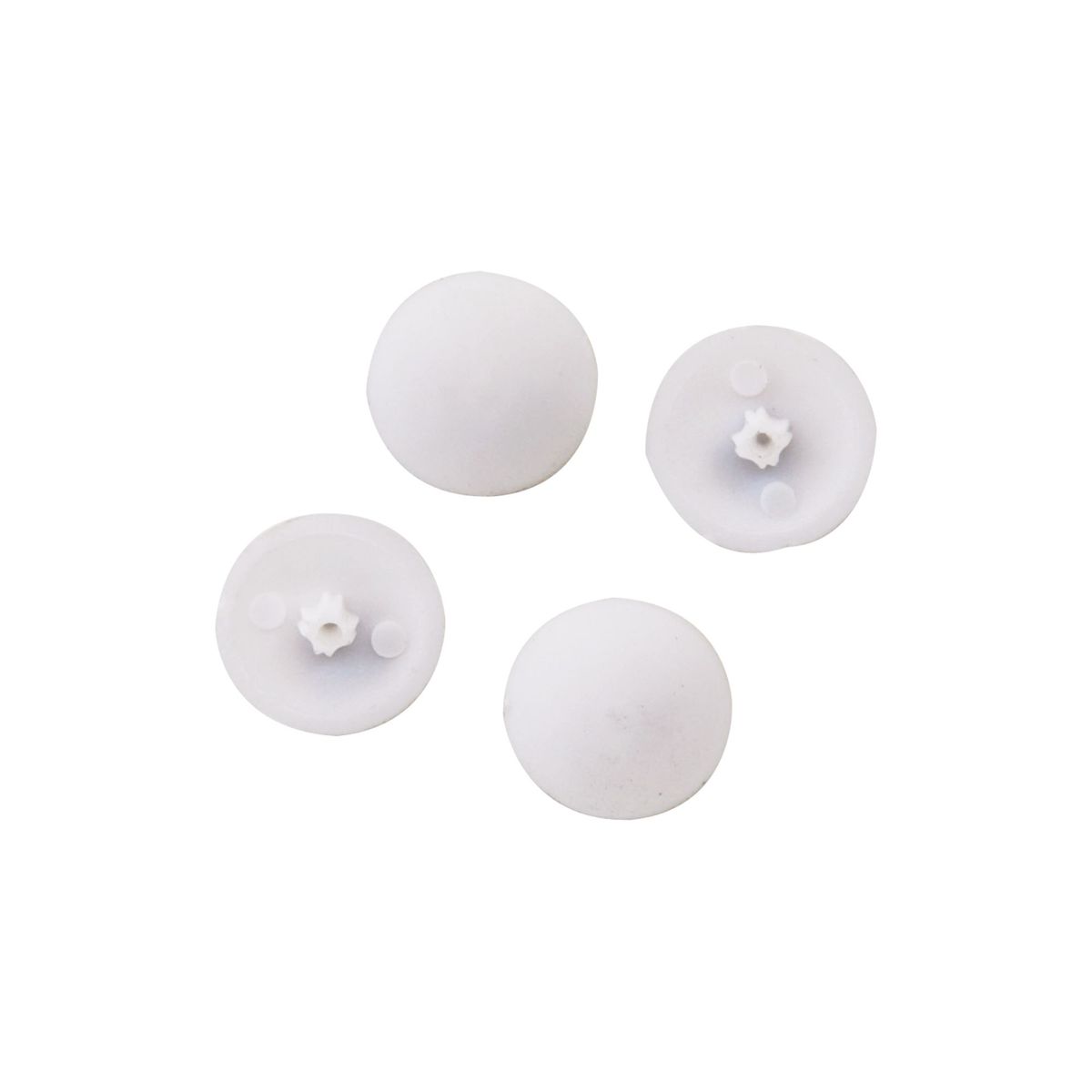 ZENDER - Tapa para Tornillo Blanco x 100 unid.