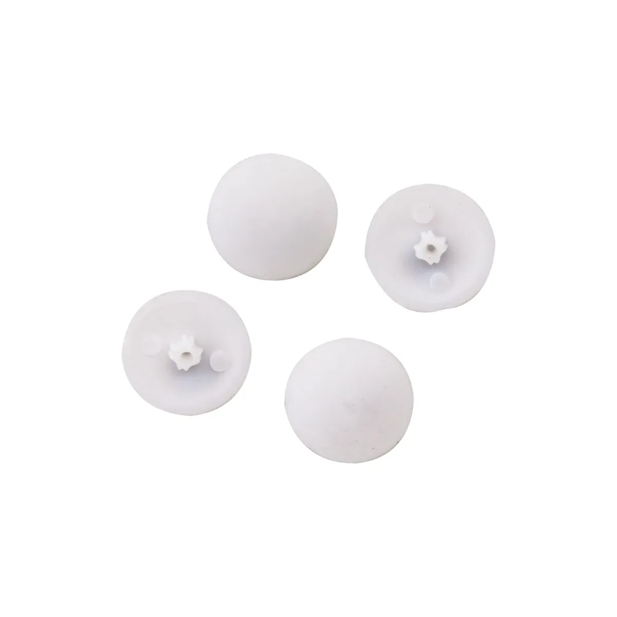 ZENDER - Tapa para Tornillo Blanco x 100 unid.