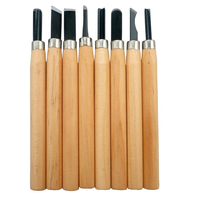 KARSON - Set de Gubias Para Madera Metal 8 Unidades Karson