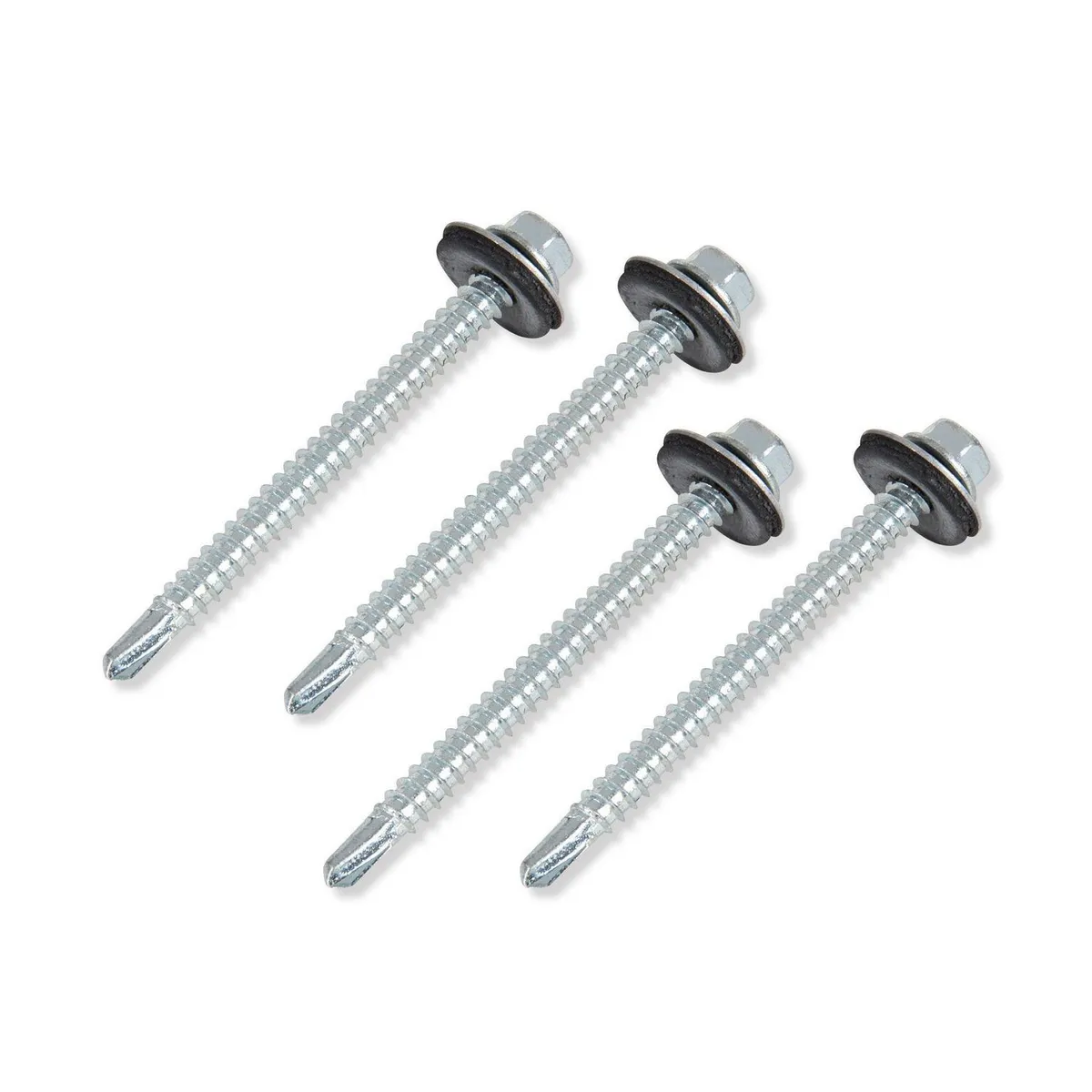 FIXSER - Tornillo Autorroscante Hexagonal 12x2 1/2" x 4 Unid