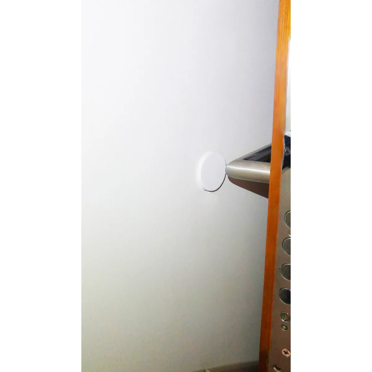 ZENDER - Tope Redondo Blanco para Cerradura x 4 unid.