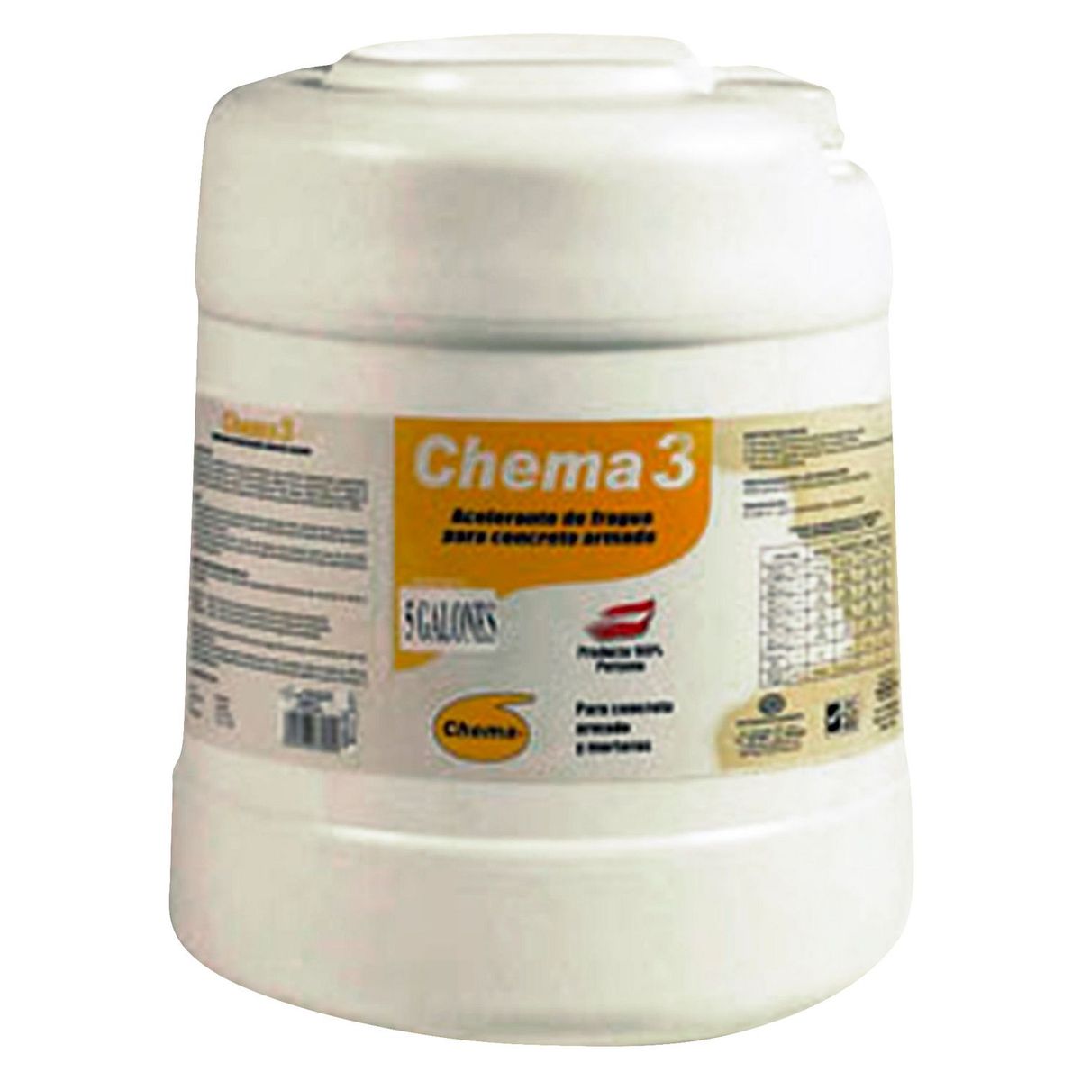 CHEMA - Acelerante de fragua para concreto con fierro 5 gl Chema