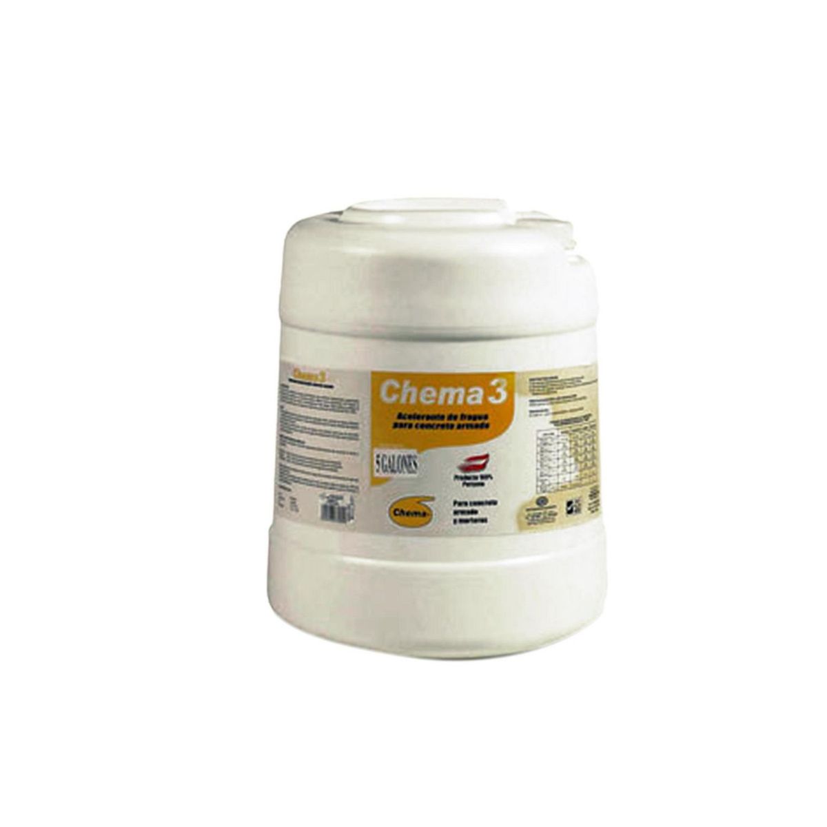 CHEMA - Acelerante de fragua para concreto con fierro 5 gl Chema