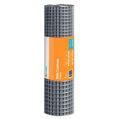 Malla Cuadrada Galvanizada 0.9x30m Liviana