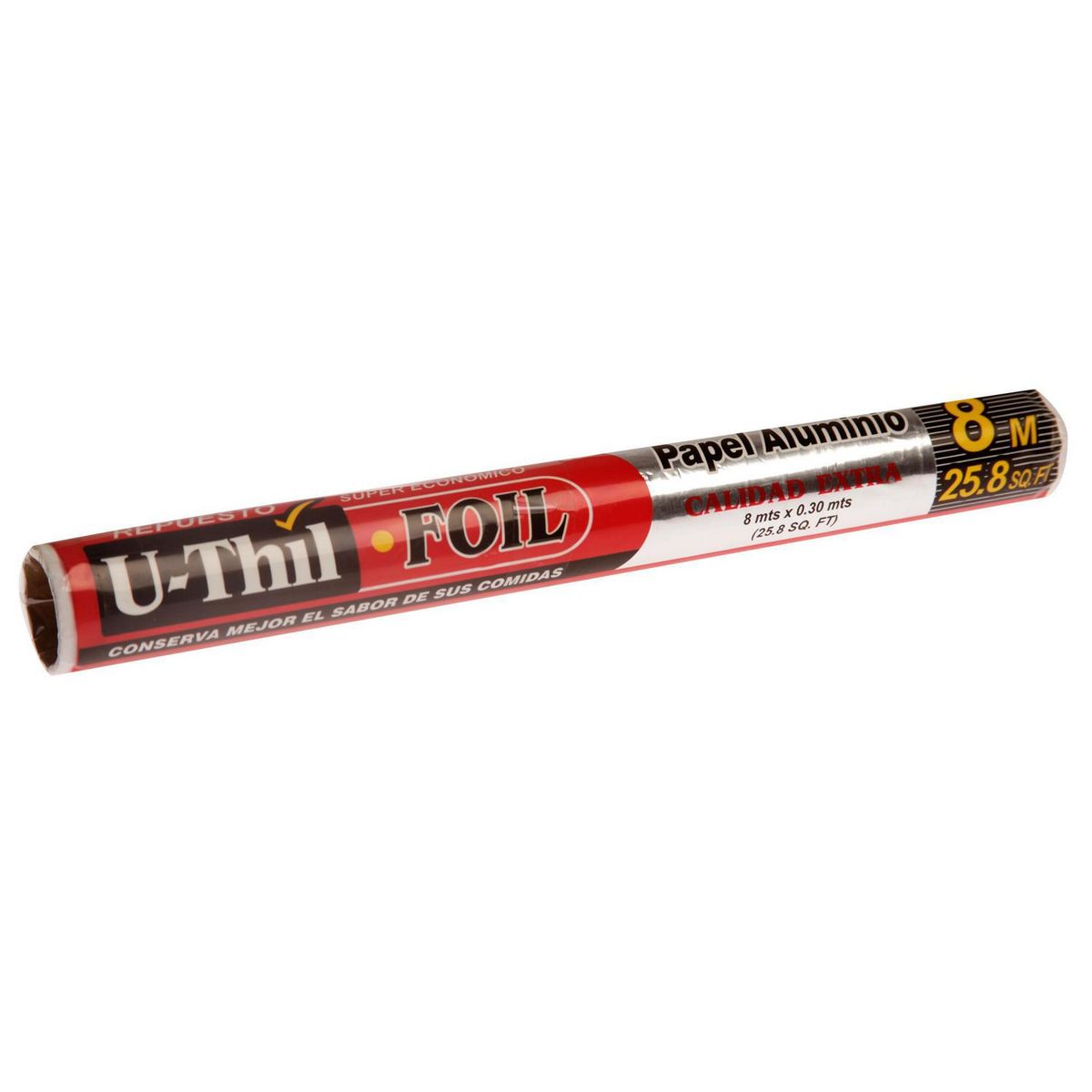 U THIL - Papel aluminio de 8 m x 30 cm